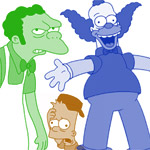 The Simpsons brushes