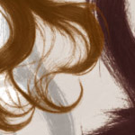 Hair strands brushes